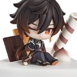 Figura Genshin Impact Wondrous Travels Series Zhongli Chibi 12 cm