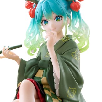Figura Hatsune Miku Noodle Stopper Flower Fairy Winter Cherry Green Color Ver. 15 cm