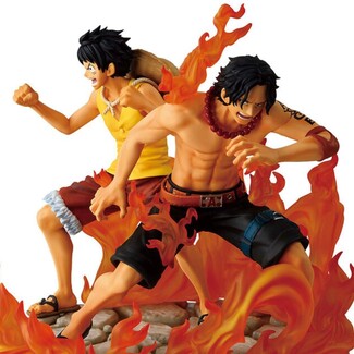 Figura Ichibansho Ace & Luffy Dramatic Memories One Piece 15cm
