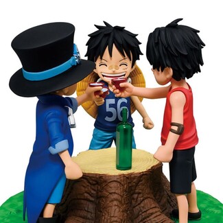 Figura Ichibansho Ace & Sabo & Luffy Dramatic Memories One Piece 10cm