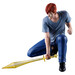 Figura Ichibansho Kazuma Kuwabara Chapter Black Saga Yu Yu Hakusho 16 cm