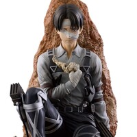 Figura Ichibansho Levi Battle of Heaven and Earth Mega Impact Attack on Titan 11cm