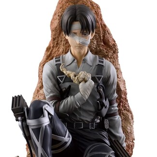 Figura Ichibansho Levi Battle of Heaven and Earth Mega Impact Attack on Titan 11cm