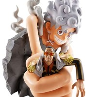 Figura Ichibansho Monkey D Luffy Gear 5 vs Borsalino Burst of Energy One Piece 22cm