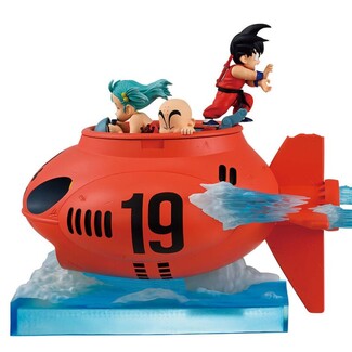 Figura Ichibansho Son Goku, Bulma & Krillin vs Red Ribbon Army Dragon Ball 16cm