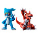 Figura ichibansho Veemon & Guilmon Two Forces That Radite Light Digimon 5cm