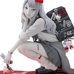 Figura Junji Ito Gyaru Tomie x Hello Kitty 14 cm
