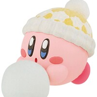 Figura Kirby Play in the Snow Fluffy Puffy Mine Kirby 4cm