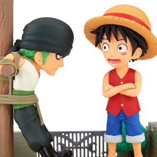 Figura Monkey D Luffy & Roronoa Zoro Log Stories One Piece 7cm