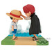 Figura Monkey Luffy & Shanks Log Stories One Piece 7cm