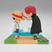 Figura Monkey Luffy & Shanks Log Stories One Piece 7cm