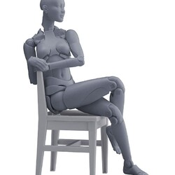 Figura Nishimura Style Drawing Doll Olive Gray 21 cm