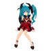 Figura Noodle Stopper Hatsune Miku Villain Red Hatsune Miku 16cm