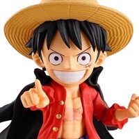 Figura One Piece World Collactable Figures x S.H. Figuarts Monkey D. Luffy 8 cm