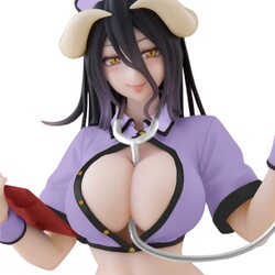 Figura Overlord Desktop Cute Albedo (Nurse Ver.) Renewal 13 cm