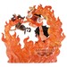 Figura Portgas D Ace & Monkey D Luffy WCF Log Stories Marineford One Piece 10 cm