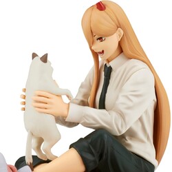 Figura Power & Meowy Break Time Chainsaw Man 9cm