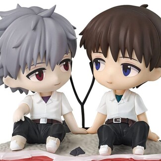 Figura Rebuild of Evangelion Chibi Shinji Ikari & Kaworu Nagisa 8 cm
