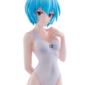 Figura Rebuild of Evangelion Pop Up Parade Beach Queens Rei Ayanami (One-Piece Style) L Size 22 cm