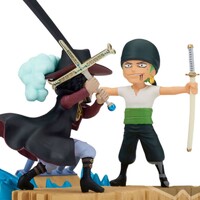 Figura Roronoa Zoro VS Dracule Mihawk Log Stories One Piece 7cm