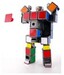 Figura Rubiks Cube Diecast Soul of Chogokin Rubiks Cube Robo 15 cm