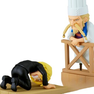 Figura Sanji & Zeff 2 WCF Log Stories One Piece 8cm