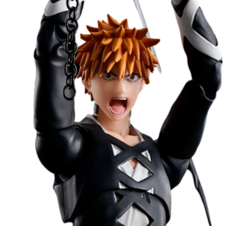 Figura SH Figuarts Ichigo Kurosaki Bankai Tensazangetsu Bleach 15cm