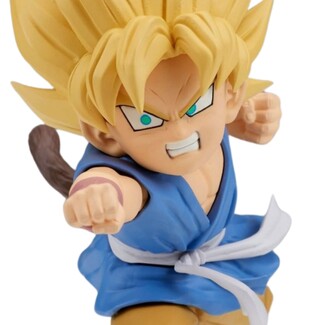 Figura SSGSS Gogeta vs Super 17 Match Makers Dragon Ball GT 9cm