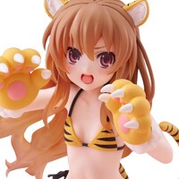Figura Toradora! Desktop Cute Taiga Aisaka (Tiger Costume Swimwear Ver.) 13 cm