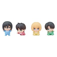 Figuras Attack on Titan Chibi Series Pack de 4 Akatans 5 cm