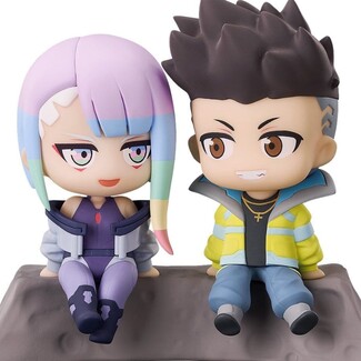Figuras Cyberpunk: Edgerunners Pack de 2 Qset+ David & Lucy 8 cm