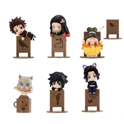 Figuras Demon Slayer Kimetsu no Yaiba Ochatomo Series 4 cm Surtido (6)