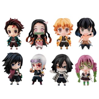 Figuras Demon Slayer Kimetsu no Yaiba Tanjiro & Friends 5 cm Surtido (8)