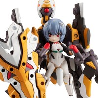 Figuras Evangelion Desktop Army Ayanami Rei & Evangelion No. 0 (Kai) 15 cm