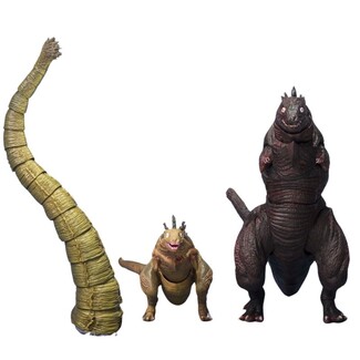 Figuras Godzilla 2016 Pack de 3 S.H.MonsterArts The Second Form, Thrid Form, Giant Unidentified Creature Set