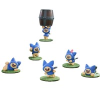 Figuras Monster Hunter Rise Pack de 6 Felyne Cat