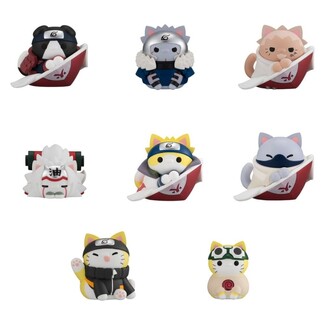 Figuras Naruto Shippuden Mega Cat Project Nyaruto! Mini The bond between master and disciple ver. Blind Box Surtido (8) (Repeat)