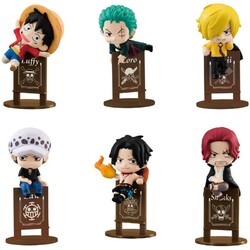 Figuras One Piece Ochatomo series Mini Pirates Party 4 cm Blind Box Expositor (8) (Repeat)