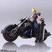 Figura y vehculo Final Fantasy VII Bring Arts Cloud Strife & Hardy-Daytona 15 cm