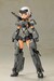 Model Kit Frame Arms Girl Gourai-Kai (Black) with FGM148 Type Anti-Tank Missile 16 cm