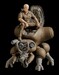 Maqueta Ghost in the Shell Model Kit PLAMAX minimum factory Batou con Fuchikoma 8 cm