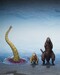 Figuras Godzilla 2016 Pack de 3 S.H.MonsterArts The Second Form, Thrid Form, Giant Unidentified Creature Set