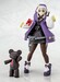 Maqueta Guilty Gear Strive Plastic Model Kit Bridget Articulated Purple Color Ver. 14 cm