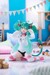 Estatua Hatsune Miku Desktop Cute Figure Hatsune Miku Cat Ear T-Shirt Ver. 13 cm