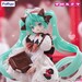 Estatua Hatsune Miku x Tirol Choco Trio-Try-iT Hatsune Miku Milk Ver. 18 cm