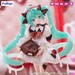 Estatua Hatsune Miku x Tirol Choco Trio-Try-iT Hatsune Miku Milk Ver. 18 cm