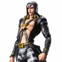 JoJo's Bizarre Adventure Part5 Figura Super Action Chozokado (Risotto Nero) 16 cm