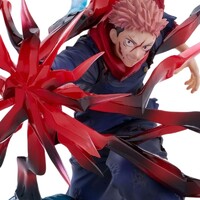 Estatua Jujutsu Kaisen Luminasta Yuji Itadori Black Flash 16 cm