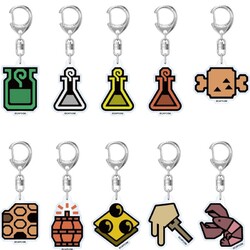 Llaveros Monster Hunter Wilds Item Icon 6 cm Surtido (10)
