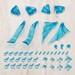 Accesorios para las Figuras Dress-Up Cute Ribbon Set Sky Blue M.S.G